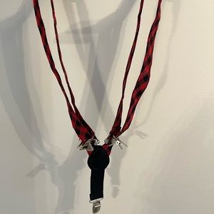 Infant/Toddler Plaid Suspenders